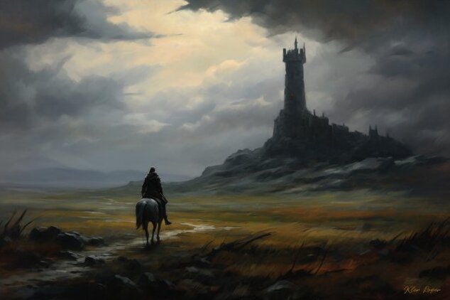 Kler Roger - Tower of Darkness (digital Art)