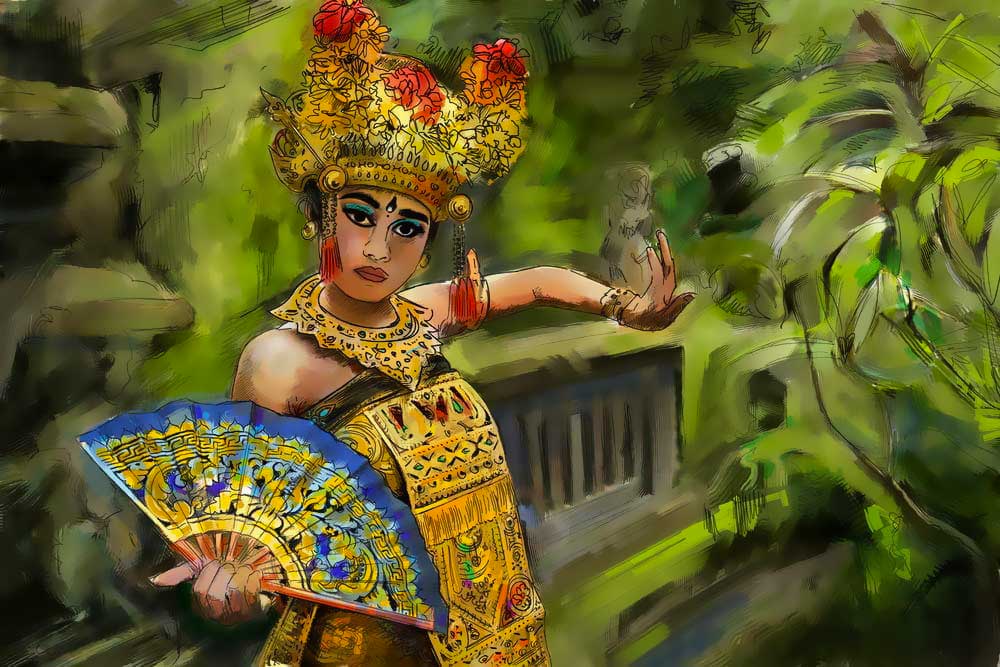 Danseuse Legong Bali